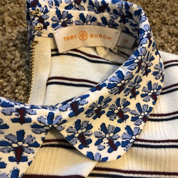 SOLD Tory Burch Short Sleeve Knit Sweater - Picture 4 of 5